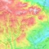 Mappa topografica Casal de Cambra, altitudine, rilievo