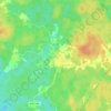 Mappa topografica Пустошка, altitudine, rilievo