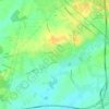Mappa topografica Hameau de Coutes Sud, altitudine, rilievo