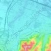 Mappa topografica Belcantone, altitudine, rilievo