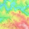 Mappa topografica La Borie Noire, altitudine, rilievo