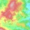 Mappa topografica Les Guilleminches, altitudine, rilievo