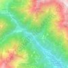 Mappa topografica Forgnengo, altitudine, rilievo