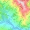 Mappa topografica Bebbio, altitudine, rilievo