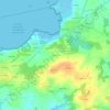 Mappa topografica Kerfraval, altitudine, rilievo