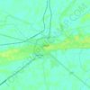 Mappa topografica Contai, altitudine, rilievo