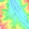 Mappa topografica San Vicente de Toranzo, altitudine, rilievo