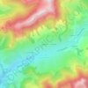 Mappa topografica Felgadou, altitudine, rilievo