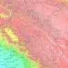 Mappa topografica Jammu and Kashmir, altitudine, rilievo