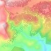 Mappa topografica Sanlıca, altitudine, rilievo