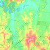 Mappa topografica Chirnside Park, altitudine, rilievo