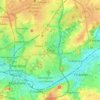 Mappa topografica Gilly, altitudine, rilievo