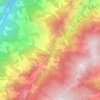 Mappa topografica Montemolino, altitudine, rilievo