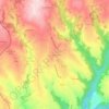 Mappa topografica Camboulazet, altitudine, rilievo