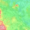 Mappa topografica Bersteland, altitudine, rilievo