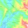 Mappa topografica Bagulin, altitudine, rilievo