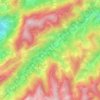 Mappa topografica Alto Santa Joana, altitudine, rilievo