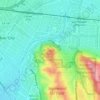 Mappa topografica Baldwin Hills Scenic Overlook, altitudine, rilievo