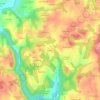 Mappa topografica Mezomeur, altitudine, rilievo