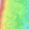 Mappa topografica Le Poteau, altitudine, rilievo