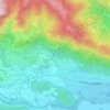 Mappa topografica Cornaletto Sottano, altitudine, rilievo