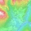 Mappa topografica Dorsino, altitudine, rilievo