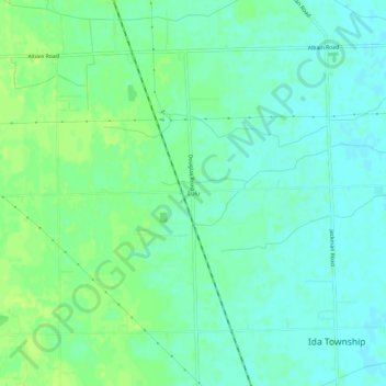 Mappa topografica Lulu, altitudine, rilievo