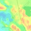 Mappa topografica Anzac, altitudine, rilievo