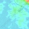Mappa topografica La Basse Noë, altitudine, rilievo