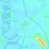 Mappa topografica Chinchinim, altitudine, rilievo