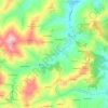 Mappa topografica Livello, altitudine, rilievo