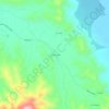 Mappa topografica Loica Arriba, altitudine, rilievo