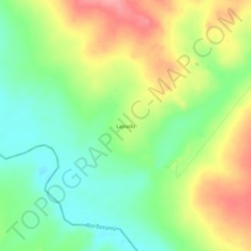 Mappa topografica Lajeado, altitudine, rilievo
