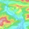 Mappa topografica Peredilla, altitudine, rilievo
