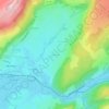 Mappa topografica Les Frénelots, altitudine, rilievo
