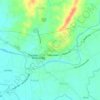 Mappa topografica Calaocan, altitudine, rilievo