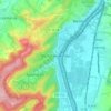 Mappa topografica Bech-Kleinmacher, altitudine, rilievo