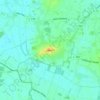 Mappa topografica Levern, altitudine, rilievo