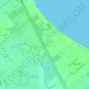 Mappa topografica Bayview, altitudine, rilievo