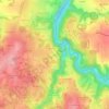 Mappa topografica Vitrat, altitudine, rilievo