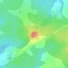 Mappa topografica Hill, altitudine, rilievo