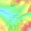 Mappa topografica Peñas Blancas, altitudine, rilievo