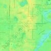 Mappa topografica Avondale, altitudine, rilievo
