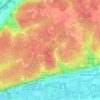 Mappa topografica Bois de Noizay, altitudine, rilievo