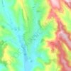 Mappa topografica Nisporeni, altitudine, rilievo