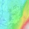 Mappa topografica Le Chêne, altitudine, rilievo