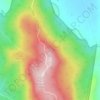 Mappa topografica Langs Lookout, altitudine, rilievo