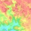 Mappa topografica Quelven, altitudine, rilievo