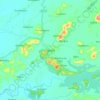 Mappa topografica Sapotra, altitudine, rilievo