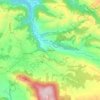 Mappa topografica Cerdomare, altitudine, rilievo